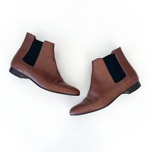 J. Crew Leather Chelsea Ankle Boots